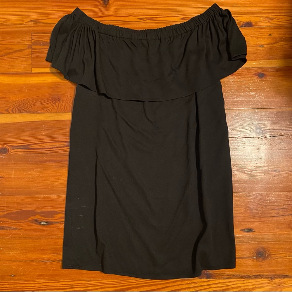 Off-Shoulder Black Dress